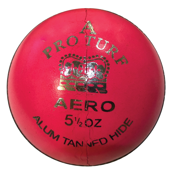 Aero Pro Turf Cricket Ball - Pink (Single)