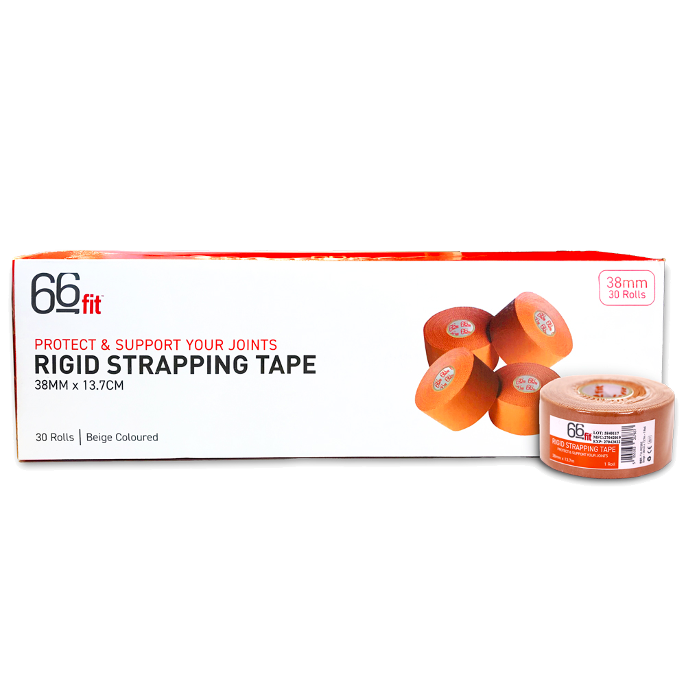 66fit Rigid Strapping Tape 38mm x 13.7cm - Box of 30 Rolls