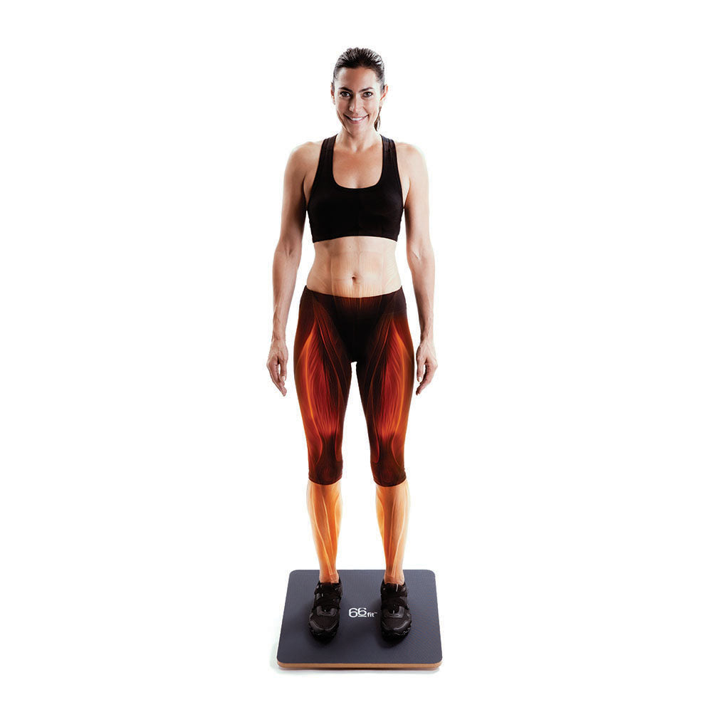 66fit Rocker Board - PVC Surface - 50cm
