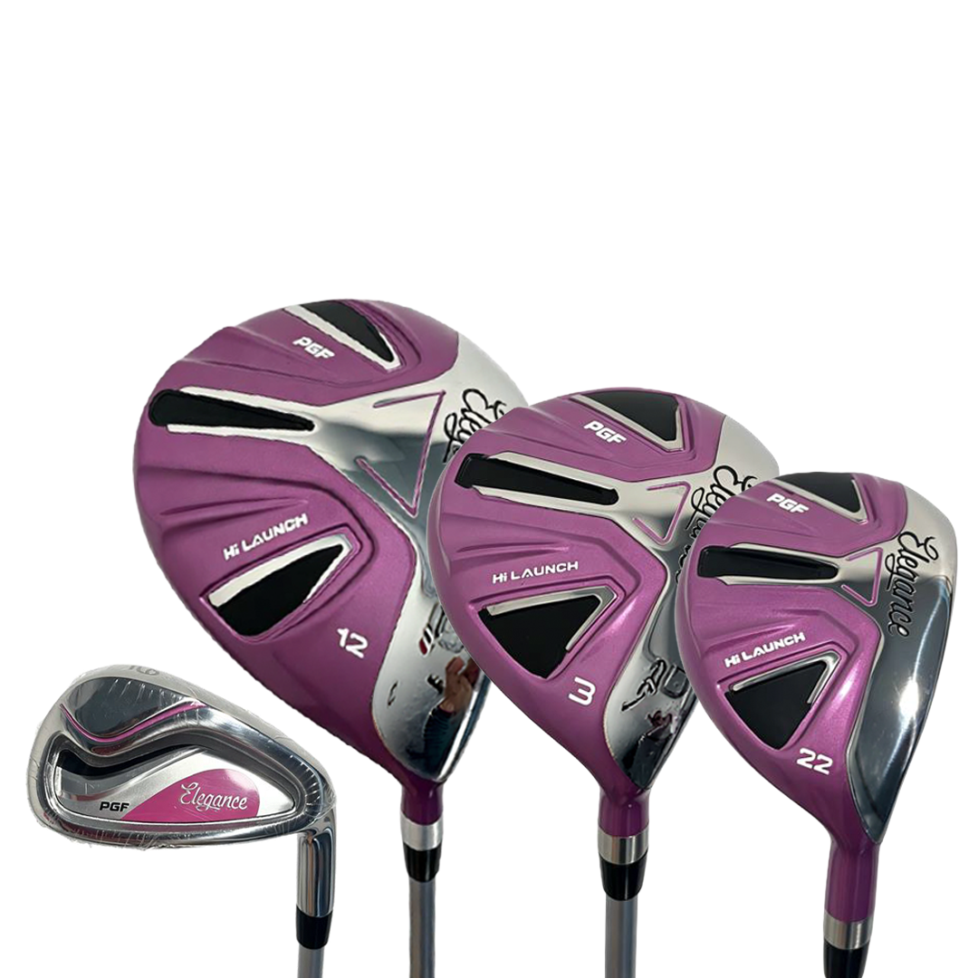 PGF Elegance Ladies Golf Package - Right Hand / Graphite / Purple