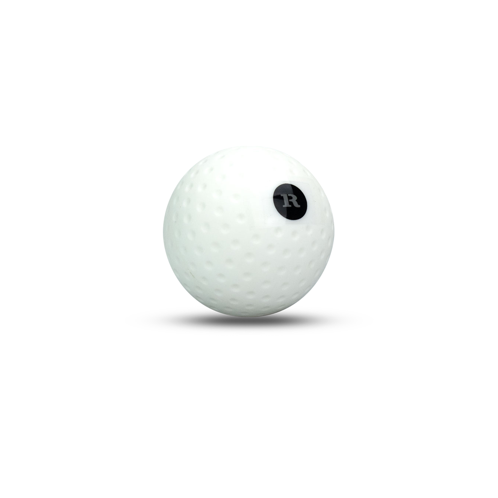 white hockey ball | color: white