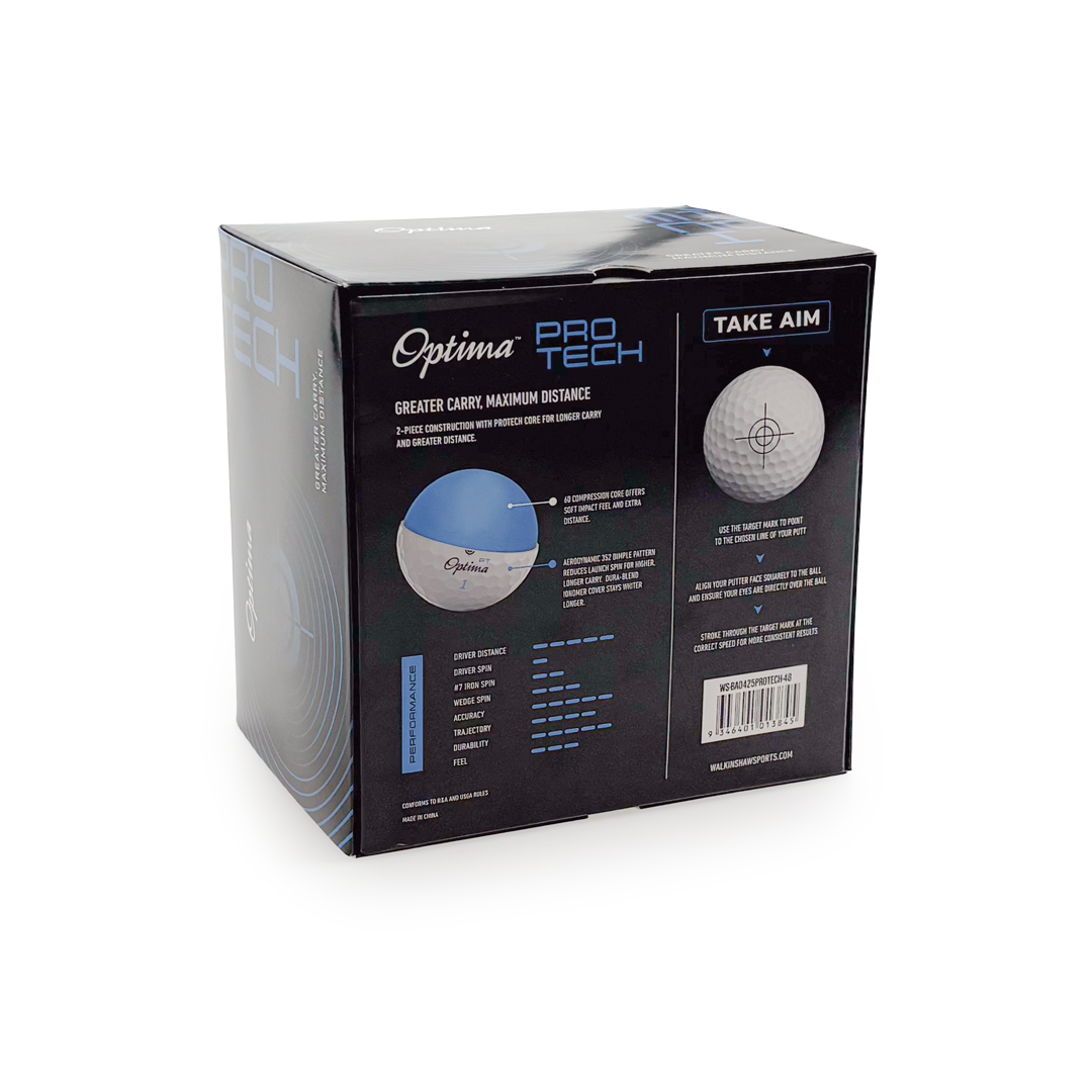 Optima Protech Golf Ball - 48 Pack
