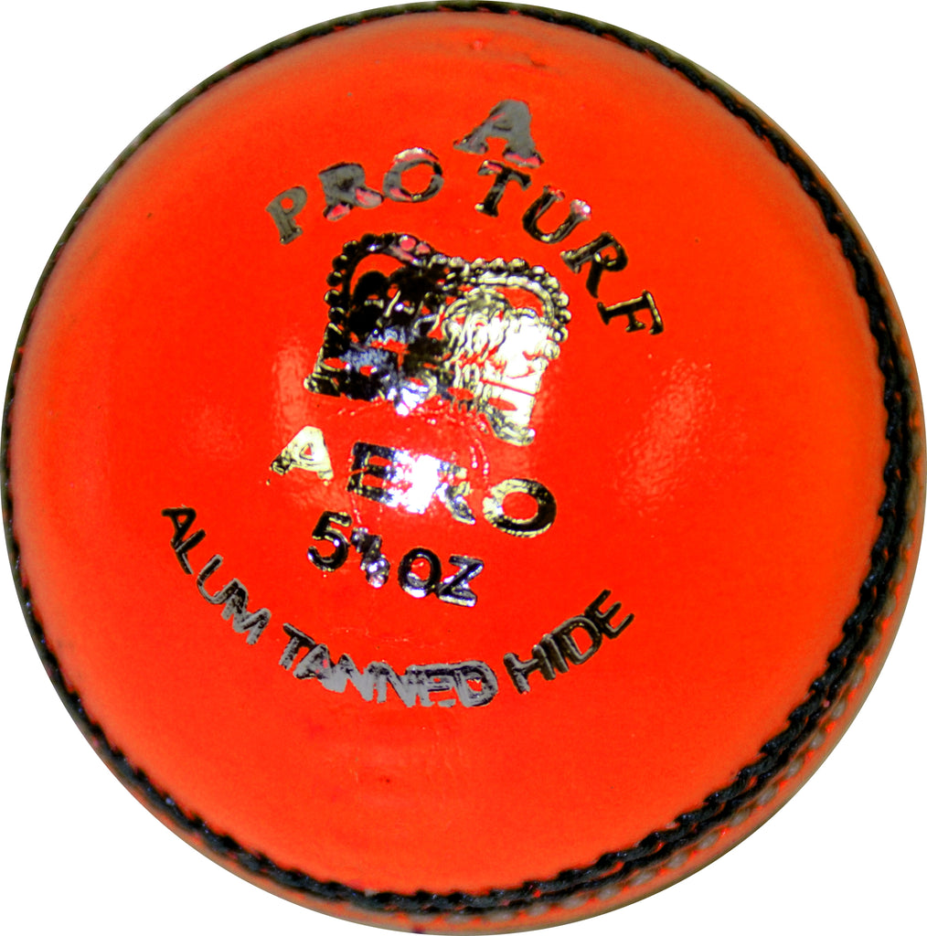 Aero Pro Turf Cricket Ball - Orange (Single)