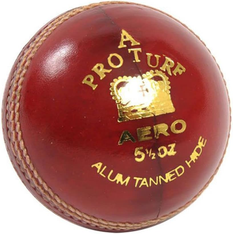 Aero Pro Turf Cricket Ball - Red (Single)